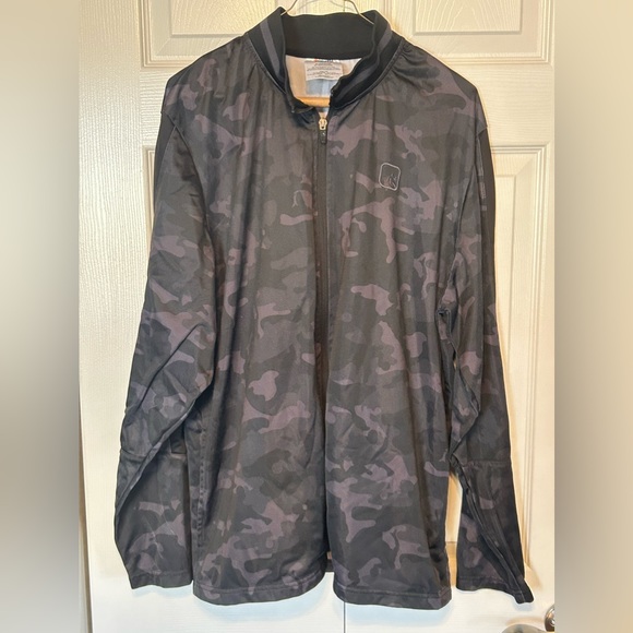 And1 Black/Gray Camo Full‎ Zip Track Jacket XL - Picture 1 of 3